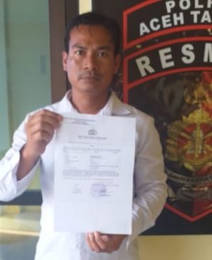 Dipolisikan Warganya Terkait Hutang, Sekdes Kampung Alur Baung Lapor Balik