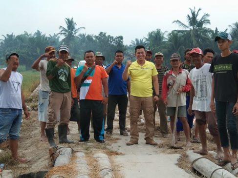Sambut HUT Asahan ke-74, 7 Desa di Rawang Panca Arga Gotong Royong Massal
