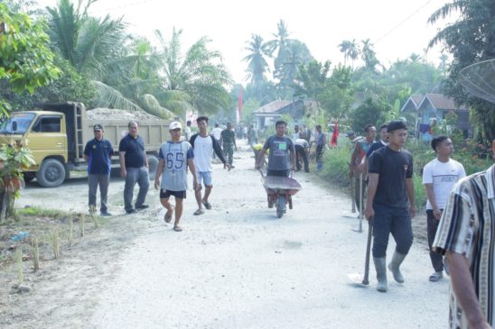 Jelang Hari Jadi Asahan ke- 74, Seluruh Kecamatan di Asahan Gotong Royong Massal
