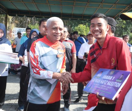 Ribuan Massa Ikuti Gerak Jalan Santai HUT Asahan ke-74
