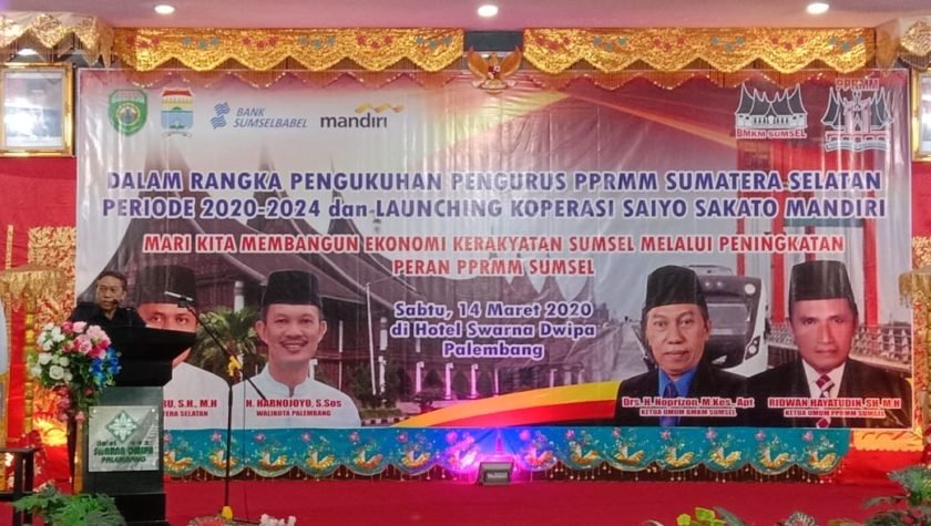 Pengurus PPRMM Sumsel Periode 2020-2024 Resmi Dilantik