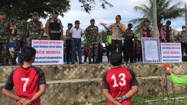 Kapolres Bangka Barat Ajak Warganya Tidak Gelar Acara Publik