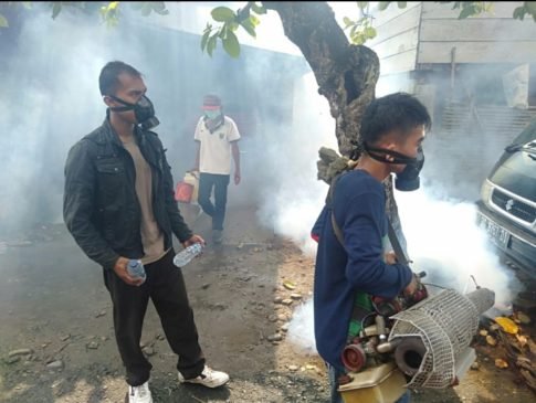 Cegah DBD, PT HBAP – Puskesmas Tanjung Agung Adakan PSN