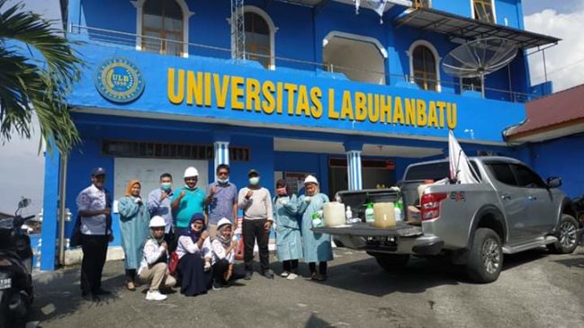 Tiap Ruangan di ULB Sudah Disemprot Disinfektan