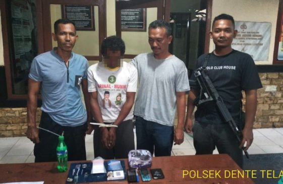 Polsek Dente Teladas ‘Gerbek’ Pesta Sabu