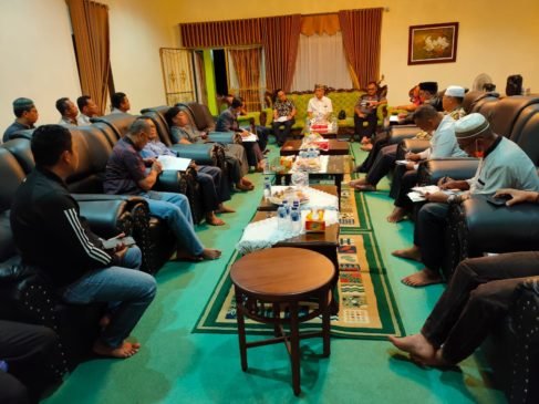 Pemkab Lingga Gelar Rapat Koordinasi Berlakukan Blocking Wilayah