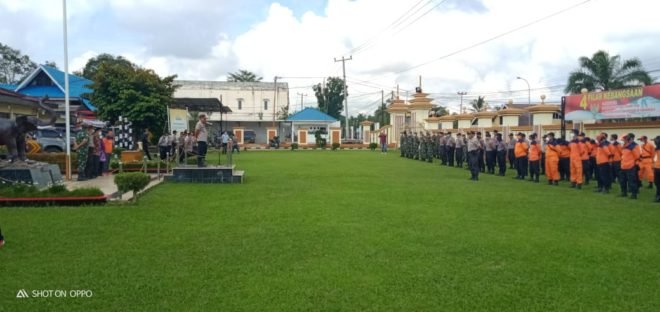 Fasilitas Umum di Batanghari Disemprot Disinfektan