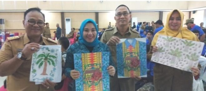 Sekda Lahat Tutup Festival Desain Motif Batik Khas Lahat