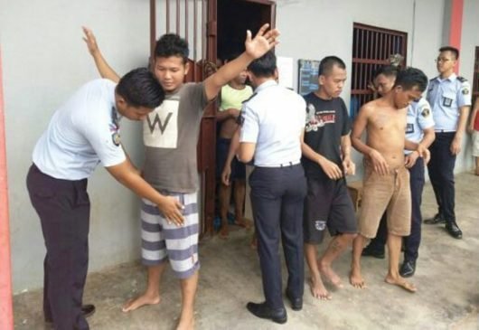 Pegawai dan WBP di Lapas Banyuasin Jalani Tes Urine