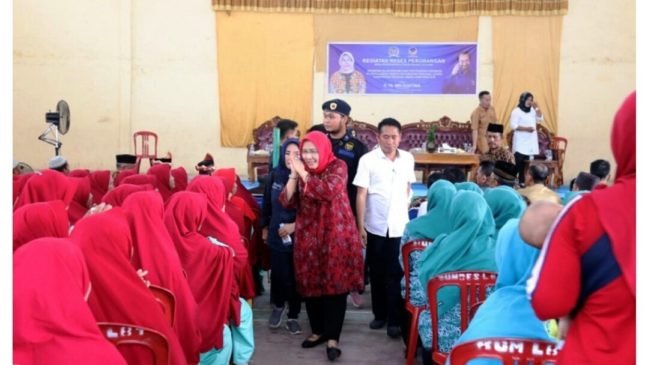 Anggota DPR RI Sri Kustina Keliling Desa di PALI Sosialisasi Pencegahan Covid-19