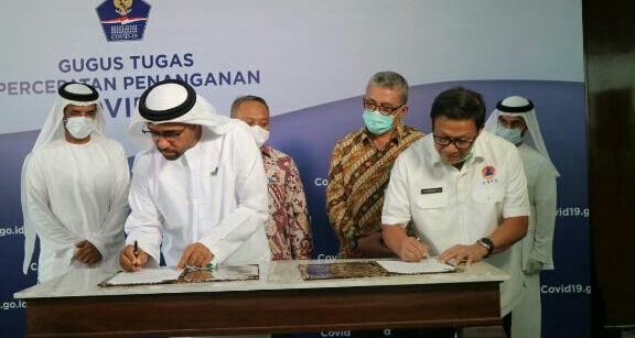 Pemerintah Uni Emirat Arab Serahkan Bantuan Peralatan Medis Untuk Tangani Covid-19 di Tanah Air