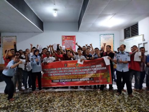 67 Warga Binaan Lapas Klas II.B Muara Bulian Dibebaskan