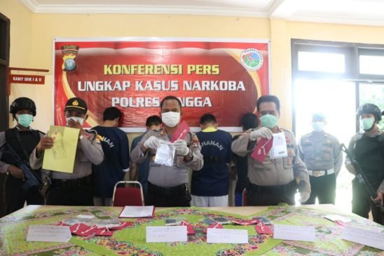 Dalam Sepekan, Polres Lingga Berhasil Ungkap Tiga Kasus Pengedaran Narkoba