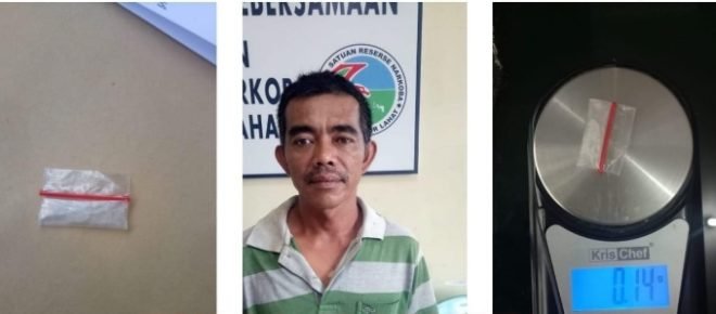 Buang Sabu, DW diciduk Aparat