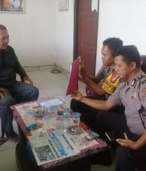 Polsek Betung – Suak Tapeh Gencar Berikan Penyuluhan Tentang Bahaya Covid-19