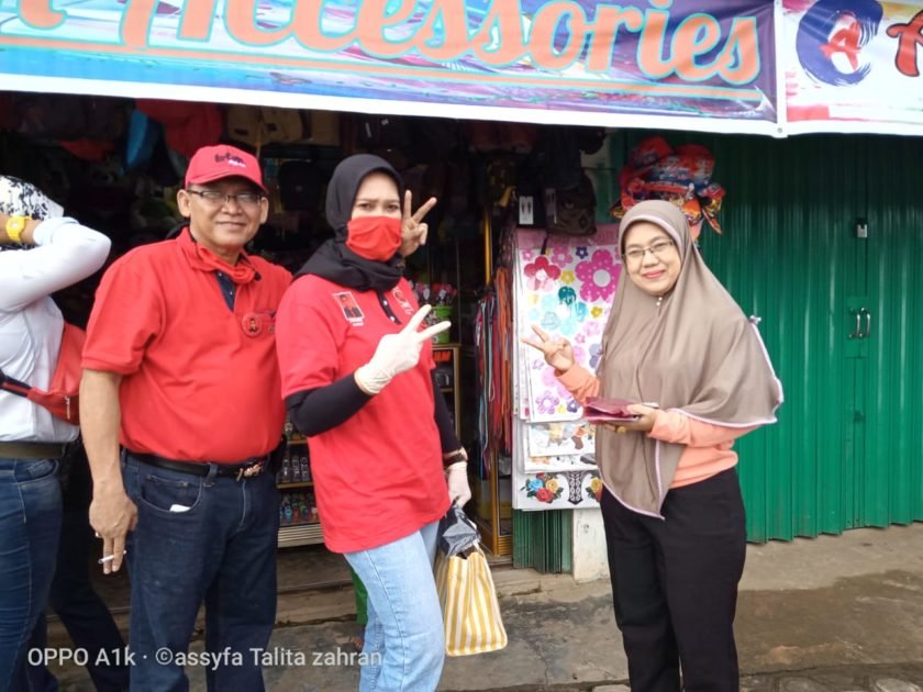 DPC PROJO – RJH2P PALI Bagikan Ribuan Masker Gratis ke Warga