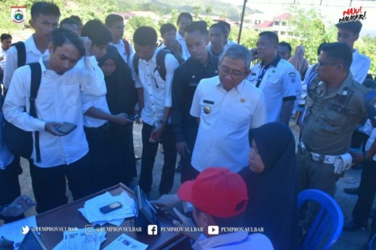 Pantau Ujian CPNS, Begini Harapan Gubernur Sulbar