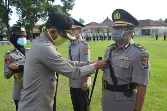Kapolres Tulang Bawang Lantik Empat Pejabat Baru