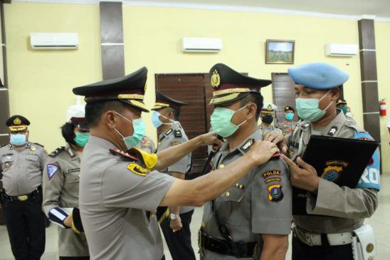 Kapolres Sergai Pimpin Sertijab Waka Polres, Kabag Ops dan Dua Kapolsek di Sergai