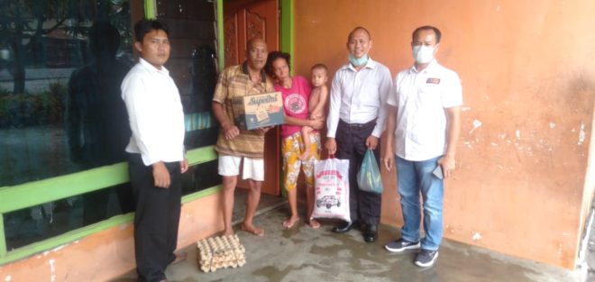 Sat Narkoba Polres Sergai Bantu Warga Kurang Mampu