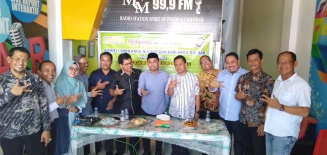 DPRD dan KPID Sulbar Monitoring dan Evaluasi Penyiaran
