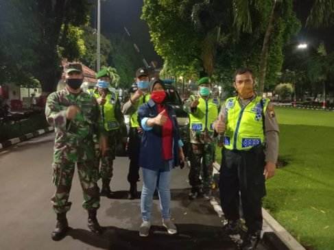 Putuskan Mata Rantai Covid 19, Kodim 0722/Kudus Patroli Keliling
