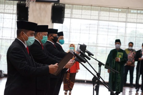 Pelantikan Pejabat Struktural, Ketua KPK – RI : Harapkan Penegakan Hukum Harus Pasti, Adil dan Tegas