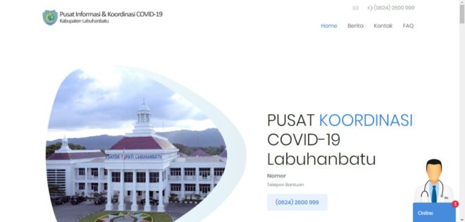 Live Chat, Ada Dokter Covid di Kominfo Labuhanbatu