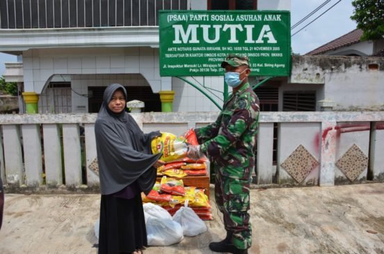Aksi Peduli Korem 044/Gapo Ke Panti Asuhan
