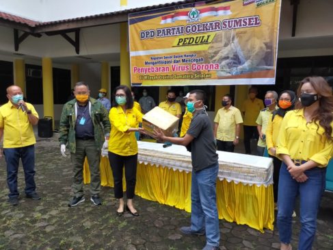 Golkar Sumsel Baksos di Tengah Wabah Covid-19