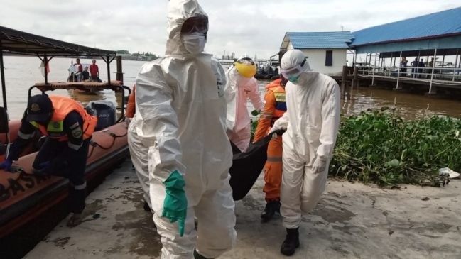 Jazad Penambang Pasir Yang Terpeleset Jumat Kemarin Ditemukan Mengapung