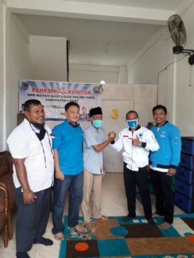 DPD Gelora Lahat Silaturahmi ke Kantor IWO Lahat