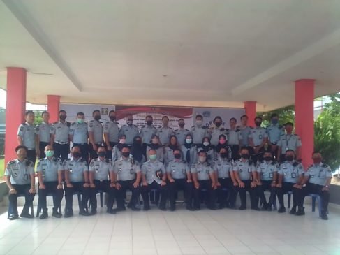 Di Tengah Wabah Covid-19, Kalapas Banyuasin Lantik Pejabat Eselon IIA