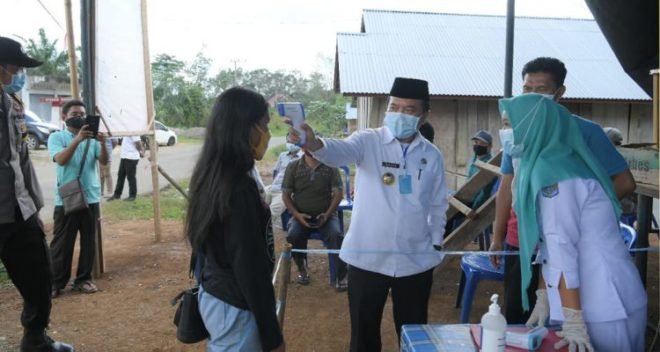 Bupati Merangin Rutin Pantau Posko Covid-19