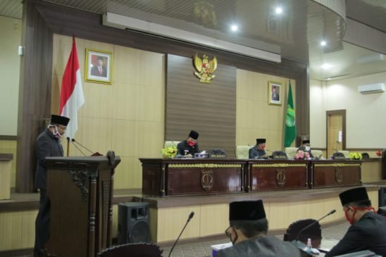 Fraksi DPRD Sampaikan Pandangan Umum Terhadap Raperda Kabupaten Muba