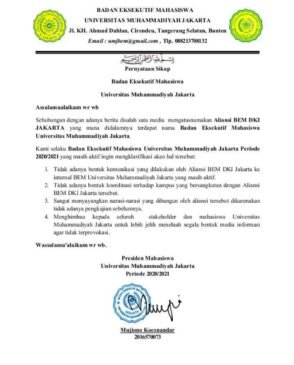 BEM Mahasiswa Merasa Namanya di Catut Aliansi Jakarta Bersuara