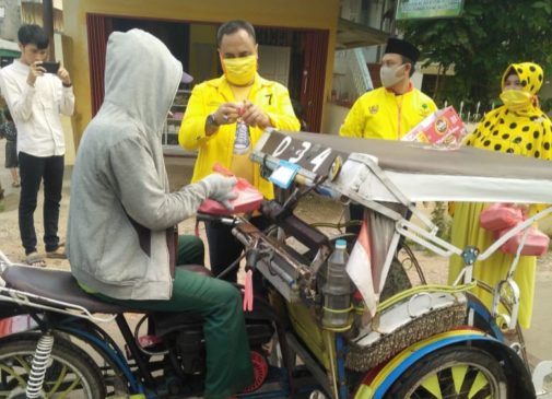 Partai Berkarya Palembang Anjurkan Gemar Pakai Masker