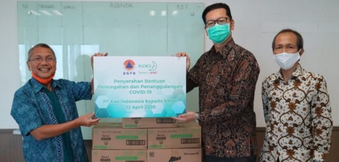 KAO Indonesia Donasikan Bantuan Untuk Penanganan Covid-19