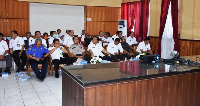 Pj. Sekda Pimpin Teleconference bersama Gubernur Terkait Covid-19
