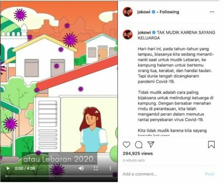 Tidak Mudik Cara Bijak Lindungi Keluarga dari Keterpaparan Covid-19