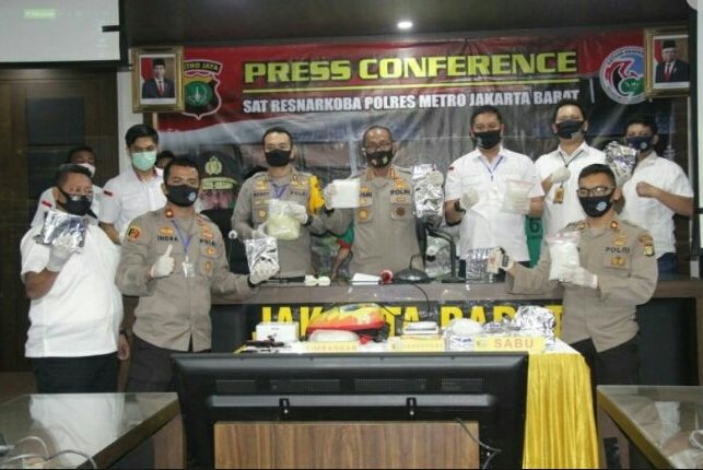 Kasus Narkoba Meningkat 120 Persen Selama PSBB, Polres Jakarta Barat Ungkap 26,8 Kg Senilai 26 Miliar