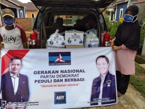 Peduli Dampak Covid 19, Anggota DPR.RI Partai Demokrat Salurkan Sembako