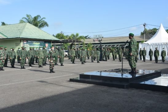 Danrem 044/GAPO Pimpin Apel Luar Biasa