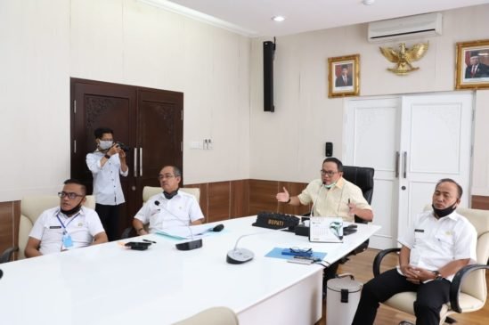Bupati Muba Dodi Reza Minta Bimbingan dan Supervisi Pencegahan Korupsi Dari KPK