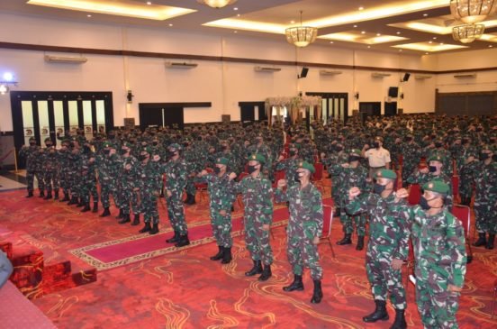 Danrem 044/Gapo Ingatkan Anggota Jauhi Pelanggaran Sekecil Apapun