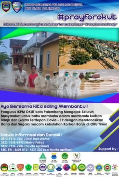 IKPM OKU Timur Buka Penggalangan Donasi untuk Korban Banjir Bandang Sumsel