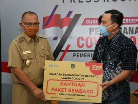 Pemkot Medan Terima Bantuan Paket Sembako dari 2 Perusahaan Besar