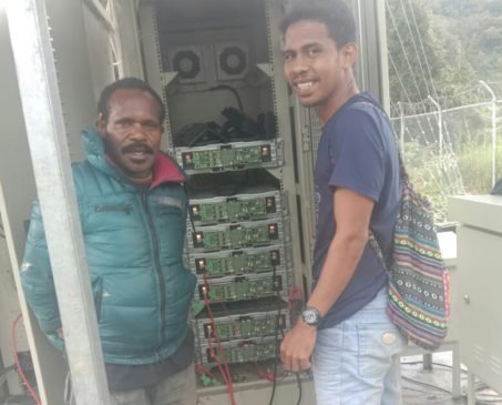 PT Lindu Group dari Sorong Telah Perbaiki Tower Debei