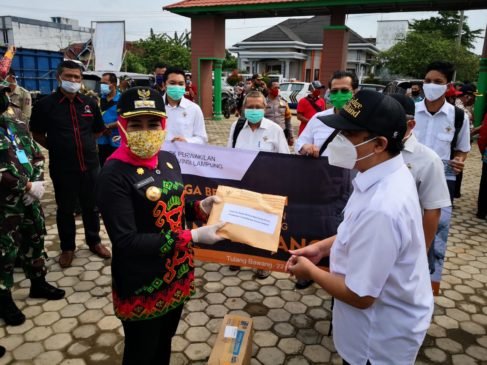 BPK – RI Provinsi Lampung Peduli Korban Angin Puting Beliung