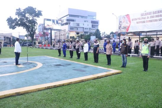 Polda Sumsel Gelar Apel Pengamanan Hari Raya Idul Fitri 1441 H
